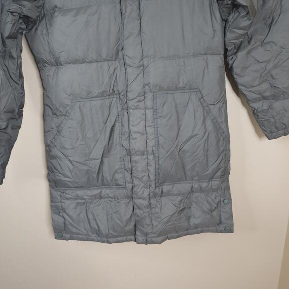 Kazhumi Full Zip Quilted Puffer Coat with Hood in Taupe Size S - Picture 3 of 13